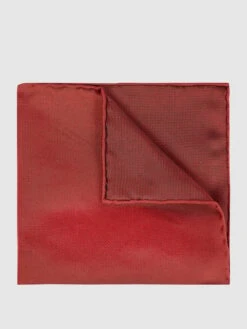 Blick Einstecktuch Aus Seide - Rot