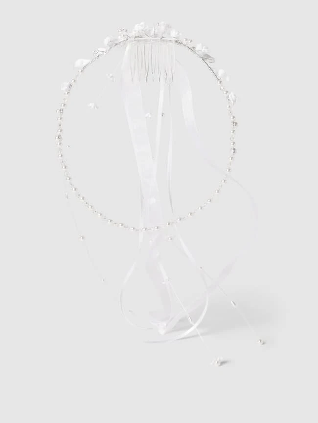 Weise Gesteck Mit Kamm - Weiß 3 Weise Gesteck Mit Kamm - Weiß