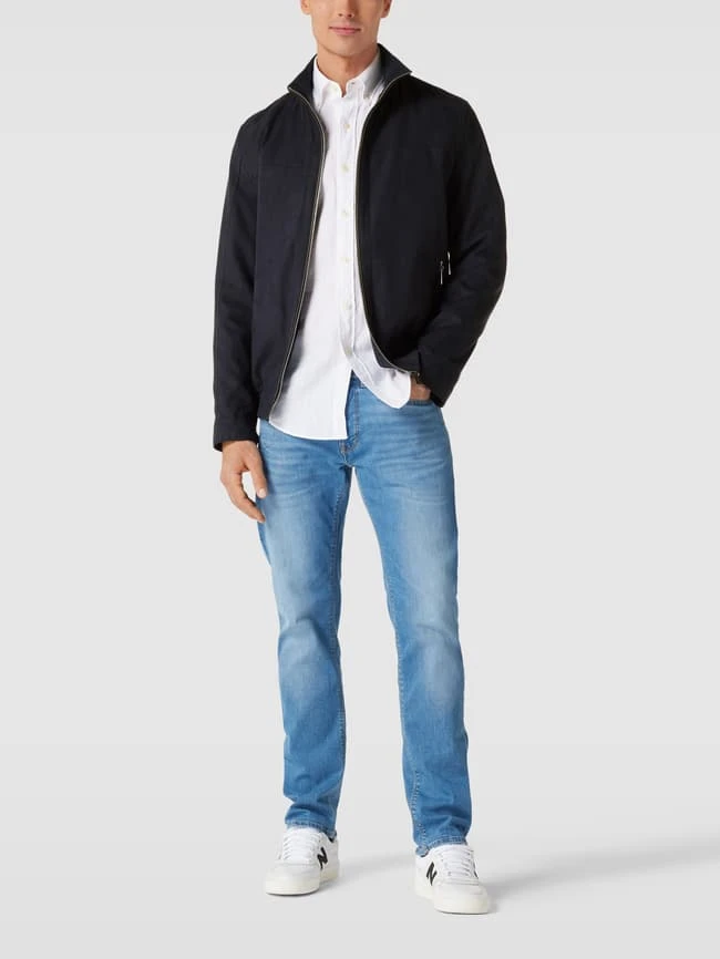 Bugatti Jacke Mit Label-Details - Marineblau 3 Bugatti Jacke Mit Label-Details - Marineblau