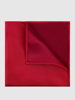 Monti Einstecktuch Aus Seide - Rot
