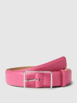 Abro Damen Ledergürtel Mit Dornschließe - Pink