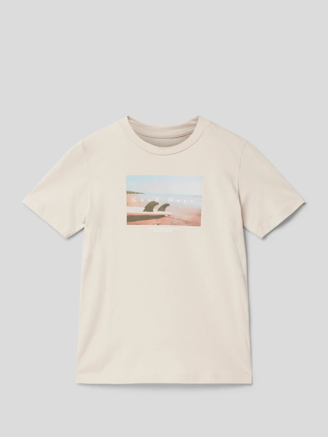 Jack & Jones T-Shirt Mit Motiv-Print Modell 'COPENHAGEN' - Ecru 3 Jack & Jones T-Shirt Mit Motiv-Print Modell 'COPENHAGEN' - Ecru