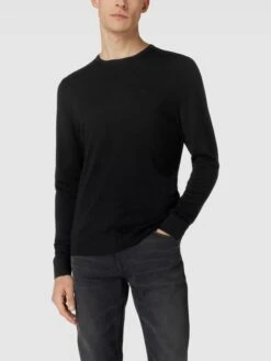 CK Calvin Klein Strickpullover Mit Logo-Stitching Modell 'SUPERIOR' - Schwarz -Guesi Bekleidung Geschaft 8d2l4hija9754iqdad93ccpja9430gi69h544hq56kql6iic6t3l8h9o9l7jgiam6h846d1iakok4kij8so6ad1k6lhm2d1g69hmcp1k6gs6cob575j3ep1k69i3aopl69i3ee0