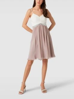Jake*s Cocktail Cocktailkleid Mit Zierbesatz - Mauve