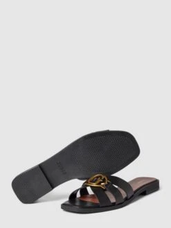 Guess Pantoletten Aus Leder Mit Label-Detail Modell 'SYMO' - Schwarz -Guesi Bekleidung Geschaft 8d4k8gpl6gsl8jpm6h2j4l298l55chhk899jgiqm8t8k2gam8ook8daj8t4l6c2k6l444khm9h9l8hicago36pb1ckpj0phpcdi3gdhkc9ij6oj3cpgm6dj464ojidpjcgs36p8