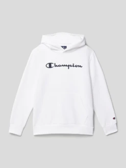 CHAMPION Hoodie Mit Logo-Print - Weiß
