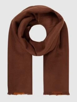 Guess Schal Mit Karomuster - Cognac