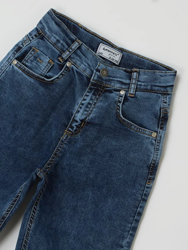 Blue Effect Cropped Balloon Fit Jeans Mit Stretch-Anteil - Blau 4 Blue Effect Cropped Balloon Fit Jeans Mit Stretch-Anteil - Blau – Bild 2