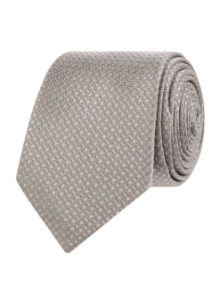 Willen Krawatte Und Einstecktuch Im Set - Taupe