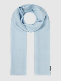 Fraas Schal Aus Wolle - Hellblau