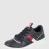 T.Hilfiger Kids Shoes Sneaker In Leder-Optik Modell 'Kobe' - Marineblau