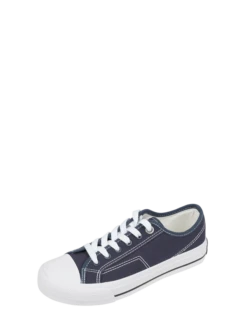 Jack & Jones Sneaker Aus Canvas Modell 'Corp' - Marineblau