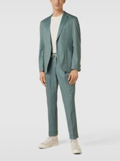 MCNEAL 2-Knopf-Sakko Mit Seitlichen Eingrifftaschen - Dunkelgrün