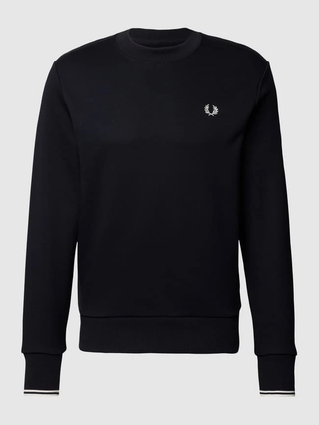 Fred Perry Sweatshirt Mit Logo-Stickerei - Dunkelblau 4 Fred Perry Sweatshirt Mit Logo-Stickerei - Dunkelblau – Bild 2