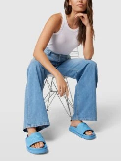 Guess Slides Mit Label-Details Modell 'FABETZA' - Royalblau