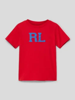 Polo Ralph Lauren Kids T-Shirt Mit Label-Detail - Rot