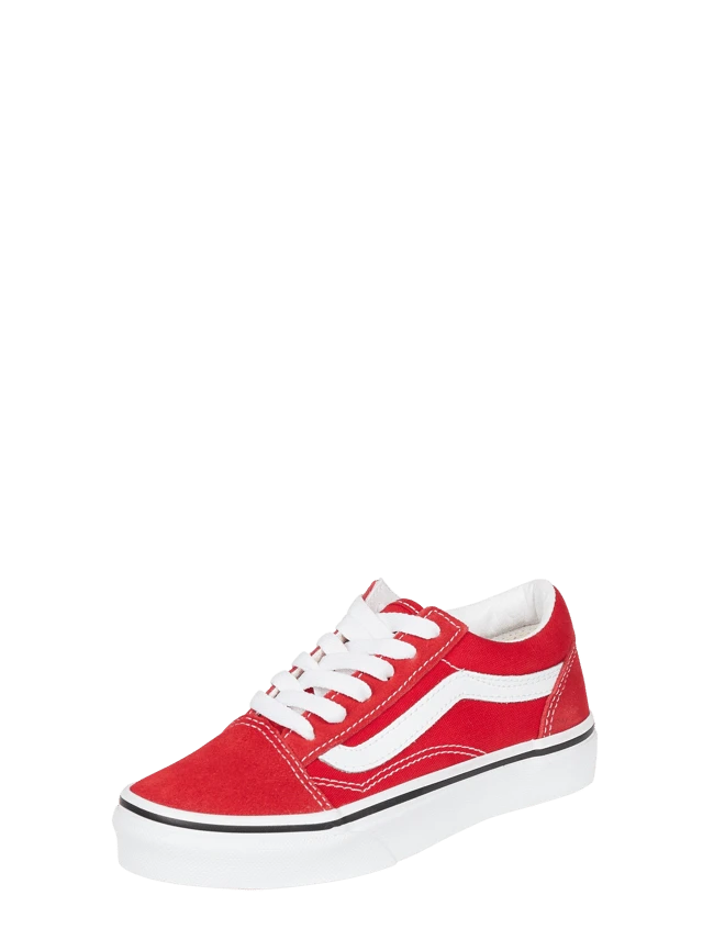 Vans Sneaker Aus Veloursleder Und Textil Modell 'Old Skool' - Rot 3 Vans Sneaker Aus Veloursleder Und Textil Modell 'Old Skool' - Rot