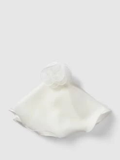 Weise Kerzenschleier Mit Tüll-Besatz - Ecru