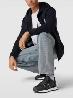 BOSS Sneaker Mit Label-Details Modell 'Jonah' - Dunkelblau