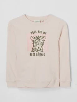 Tom Tailor Sweatshirt Mit Message - Hellrosa
