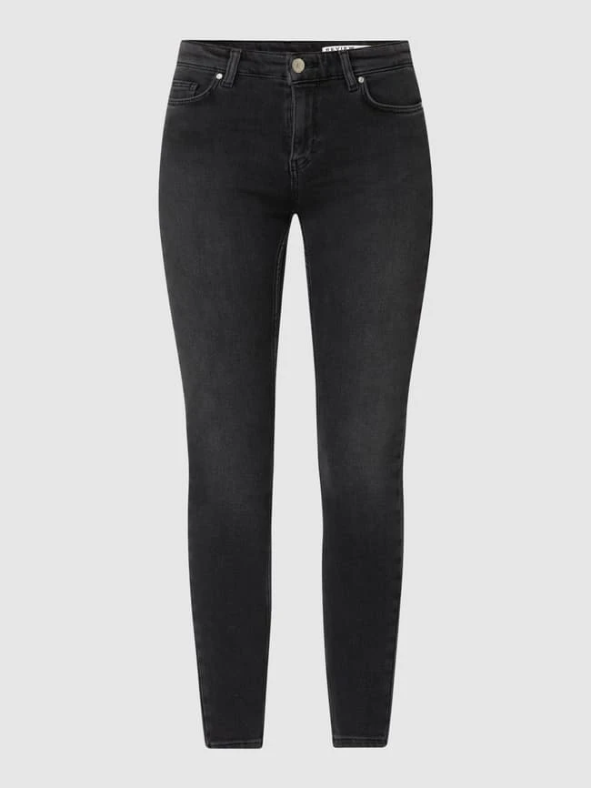 REVIEW Skinny Fit Jeans Mit Stretch-Anteil - Schwarz 4 REVIEW Skinny Fit Jeans Mit Stretch-Anteil - Schwarz – Bild 2