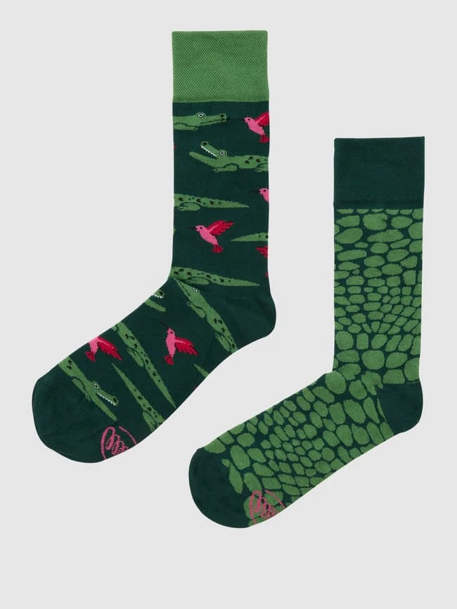 Many Mornings Socken Mit Allover-Muster - Grün 3 Many Mornings Socken Mit Allover-Muster - Grün