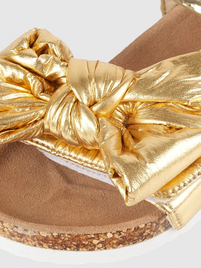 Colors Of California Sandalen Mit Zierschleife - Gold 4 Colors Of California Sandalen Mit Zierschleife - Gold – Bild 2