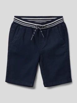 S.Oliver RED LABEL Shorts Mit Französischen Eingrifftaschen - Marineblau