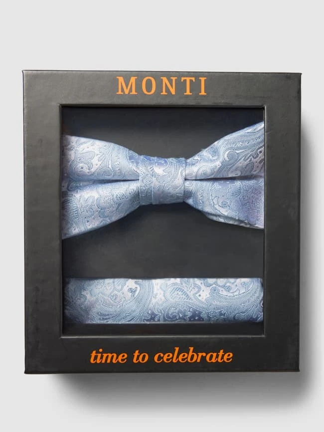 Monti Fliege Mit Allover-Muster - Bleu 3 Monti Fliege Mit Allover-Muster - Bleu