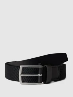 Lloyd Men's Belts Gürtel Aus Leder Und Textil - Schwarz