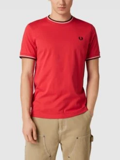 Fred Perry T-Shirt Mit Logo-Stitching - Rot -Guesi Bekleidung Geschaft 8kr3aj2f9d346l1m895lcd2i8gqjcgpg60okudak6pa52h9k9kpl4jie9kp5akhkagp30l2b8t54ml27613jidr16orjadpm64s30dhkcos3ge1icdgjie32cgsj6cr668qjicg