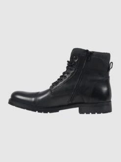 Jack & Jones Boots Aus Leder Modell 'Walbany' - Schwarz -Guesi Bekleidung Geschaft 8kskagik8kpl0k1j9t552c2aah230h2b9kr56j26a55l2jpl9db50iil996k2ki5ah1kqdhn9t0jgl24753j4o9o65hj6o9h64oj4p1k6th6ce9oc8rjee9jcgo6ap1mchj3co8