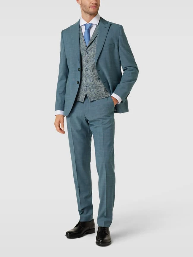 Wilvorst 2-Knopf-Sakko Mit Reverskragen - Grün 3 Wilvorst 2-Knopf-Sakko Mit Reverskragen - Grün