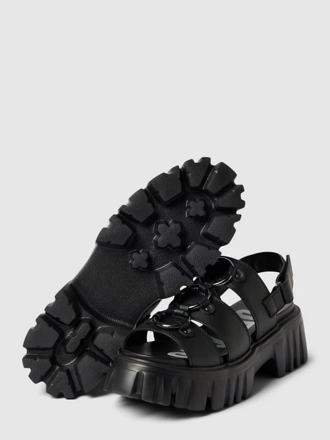 Buffalo Sandalen Mit Plateausohle - Schwarz 6 Buffalo Sandalen Mit Plateausohle - Schwarz – Bild 4