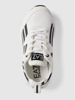 EA7 Emporio Armani Sneaker Mit Label-Details Modell 'ULT C2 KOMBAT MININE' - Weiß -Guesi Bekleidung Geschaft 8l3kgi2da98k2jpk6d7l2k28610kggia8orl6d9had7lchi29d1k2jil89942j2kakql4dhpa4o4ec288go3ccj265i64eb2c9hm2chk6pij8ohickpj6c9i6tijcopk64qjgcg