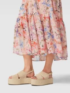 Espadrij Sandalen Mit Plateau-Sohle Modell 'Avignon' - Beige