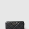 VALENTINO BAGS Portemonnaie Mit Label-Applikation Modell 'OCARINA' - Schwarz