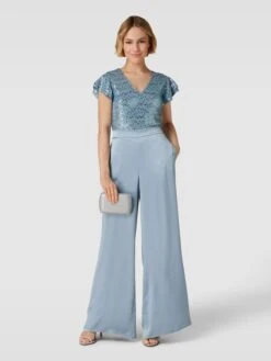 Jake*s Cocktail Handtasche Mit Paillettenbesatz - Silber