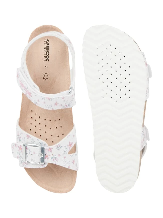Geox Sandalen Mit Respira™-Sohle Modell 'Adriel' - Silber 6 Geox Sandalen Mit Respira™-Sohle Modell 'Adriel' - Silber – Bild 4