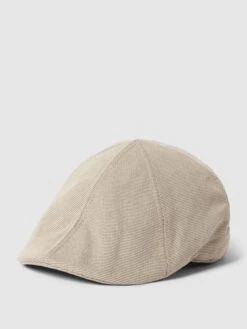 Müller Headwear Schiebermütze Mit Karomuster Modell 'SCHIEBER' - Beige