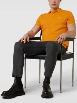MCNEAL Poloshirt Mit Logo-Stitching - Dunkel Orange