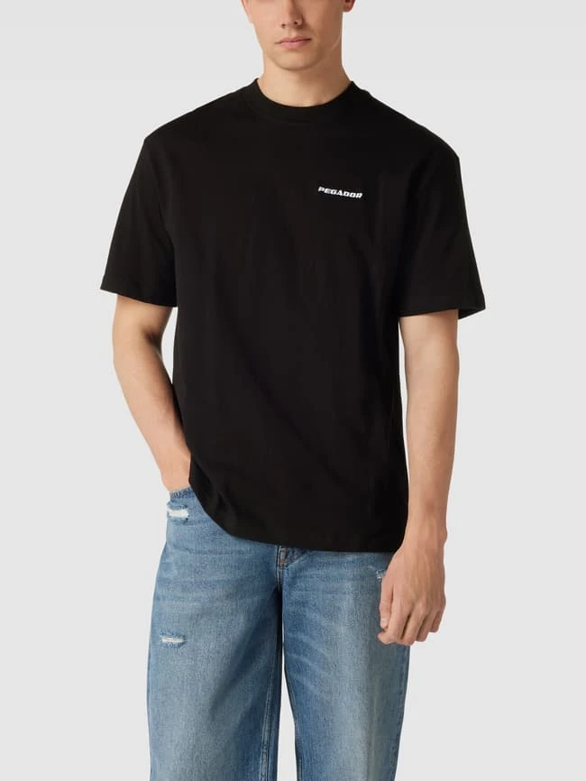 Pegador Oversized T-Shirt Mit Label-Stitching - Schwarz 6 Pegador Oversized T-Shirt Mit Label-Stitching - Schwarz – Bild 4