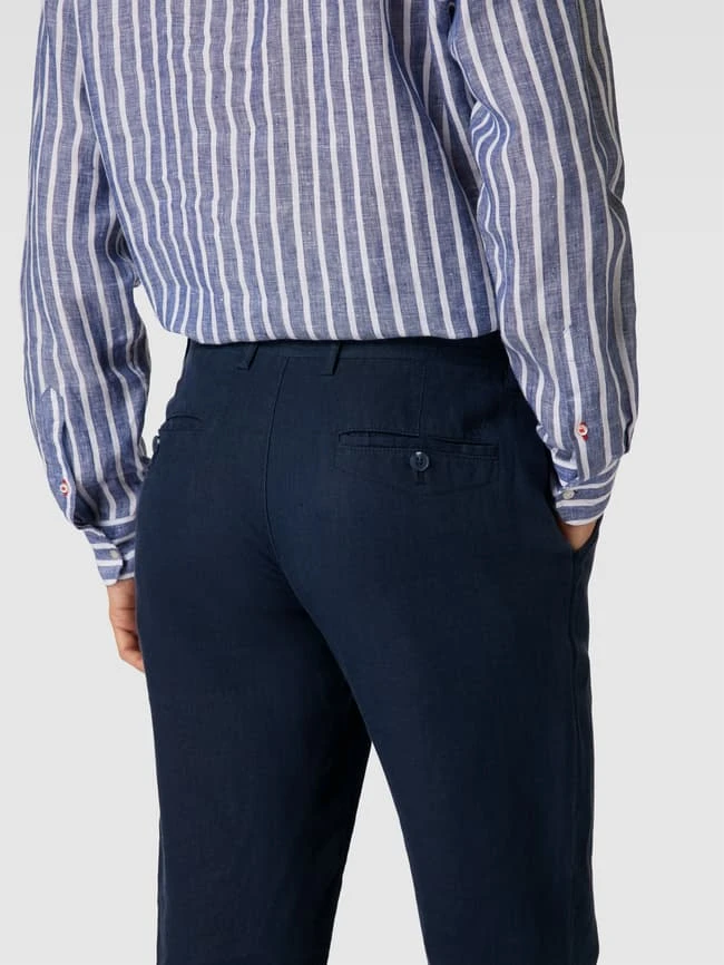 MCNEAL Regular Fit Stoffhose Mit Französischen Eingrifftaschen - Marineblau 5 MCNEAL Regular Fit Stoffhose Mit Französischen Eingrifftaschen - Marineblau – Bild 3