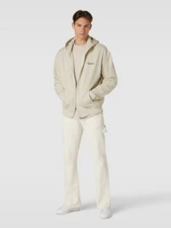 Pegador Oversized Sweatjacke Mit Kapuze Modell 'West' - Offwhite