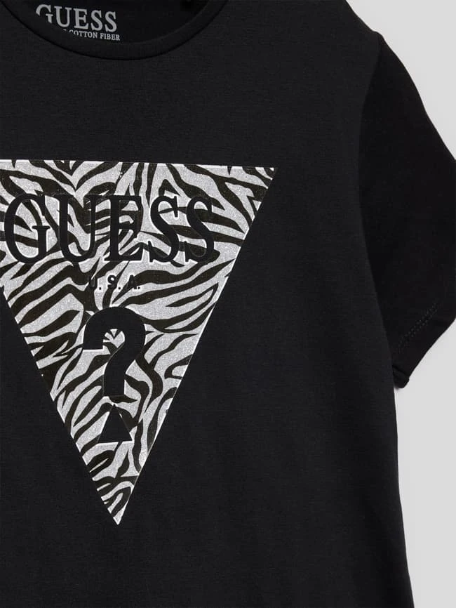 Guess T-Shirt Mit Label-Print - Schwarz 4 Guess T-Shirt Mit Label-Print - Schwarz – Bild 2