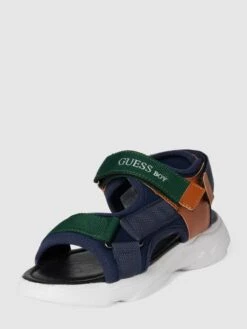 Guess Sandalen Im Colour-Blocking-Design Modell 'GAD' - Schwarz
