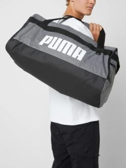 Puma Sporttasche Mit Logo - Mittelgrau Meliert