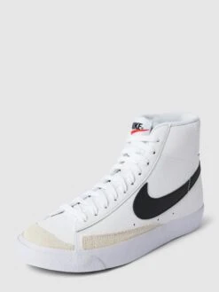 Nike High-Top-Sneaker Mit Label-Details Modell 'BLAZER' - Weiß