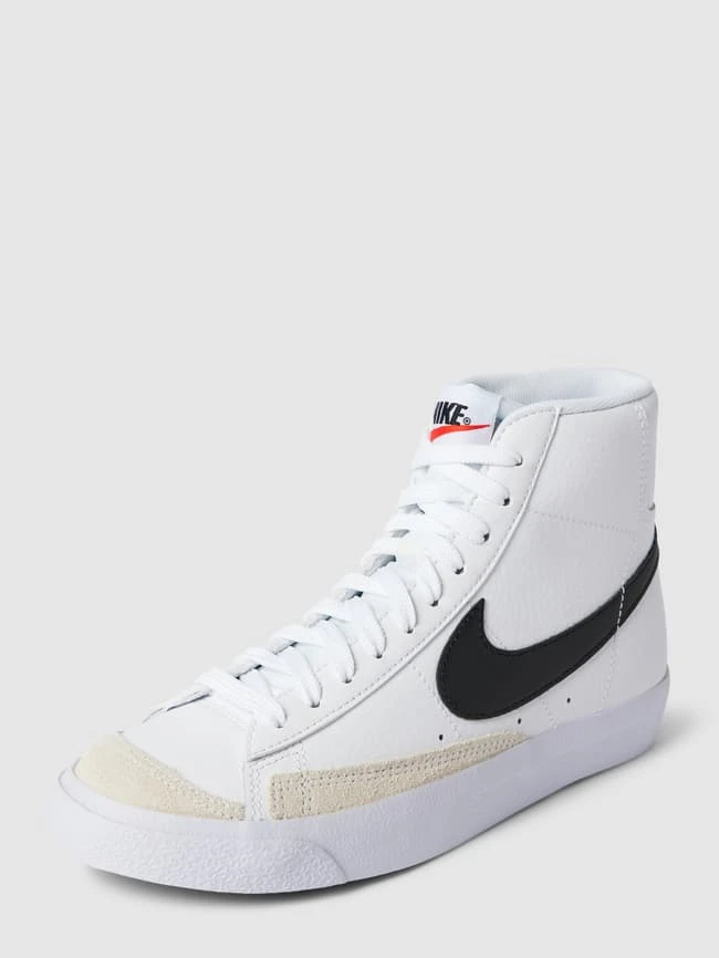 Nike High-Top-Sneaker Mit Label-Details Modell 'BLAZER' - Weiß 3 Nike High-Top-Sneaker Mit Label-Details Modell 'BLAZER' - Weiß