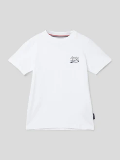 Jack & Jones T-Shirt Mit Label-Applikation - Weiß